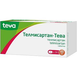 Телмисартан-Тева таб 40мг N90 (Тева)