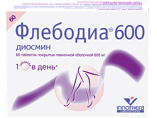 Флебодиа 600 таб п/о 600мг N60 (Иннотек)