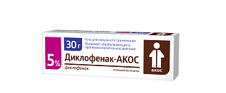 Диклофенак гель 5% 30г (Алиум)