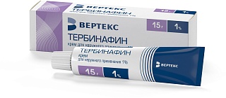 Тербинафин крем 1% 15г (Вертекс)