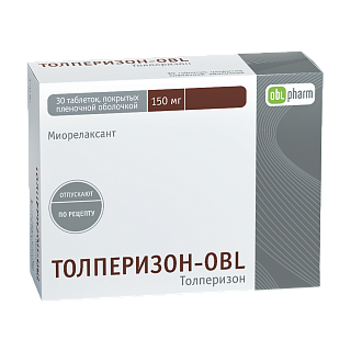 Толперизон-OBL таб 150мг N30 (Алиум)