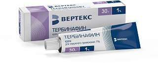 Тербинафин крем 1% 30г (Вертекс)