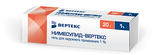 Нимесулид-Вертекс гель 1% 20г (Вертекс)