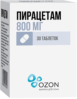Пирацетам таб 800мг N30 (Озон)