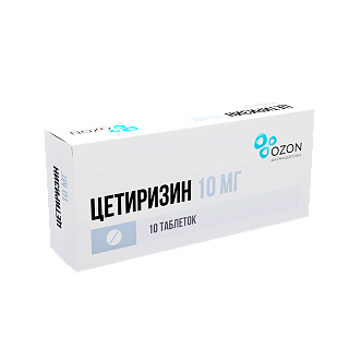 Цетиризин таб 10мг N10 (Озон)
