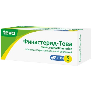 Финастерид-Тева таб 5мг N30 (Тева)