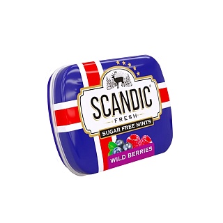 SCANDIC Конфеты б/сах вкус Лесные ягоды (Энерго Рус ТД ООО)