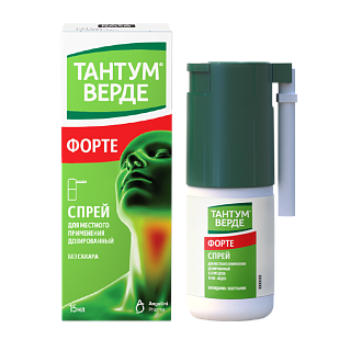 Тантум Верде форте спрей 15мл (Анджелини)