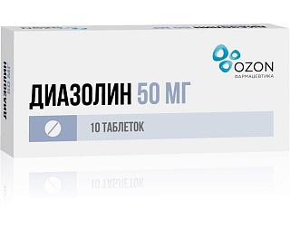 Диазолин таб 50мг N10 (Озон)