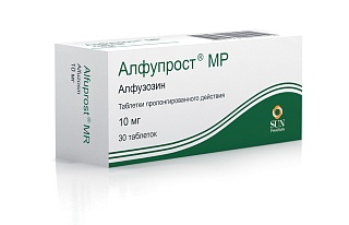 Купить алфупрост мр таб 10мг n30 (санфарма) Алфупрост МР таб 10мг N30 (Санфарма)