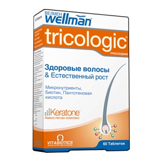 Велмен Трихолоджик таб N60 (Витабиотикс)