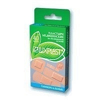 Люкспласт пластырь н-р универс полимер N40 (Болеар)