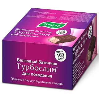 Турбослим батонч д/похуд 50г N12 (Эвалар)