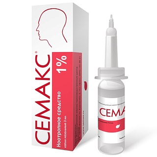 Купить семакс капли назал 1% 3мл (пептоген) Семакс капли назал 1% 3мл (Пептоген)