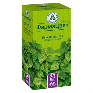 Купить березы листья ф/п 1,5г n20 (европлант) Березы листья ф/п 1,5г N20 (Европлант)