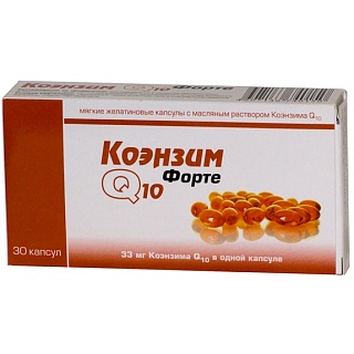 Коэнзим Q10 форте капс N30 (РеалКапс) Коэнзим Q10 форте капс N30 (РеалКапс)