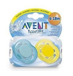 Авент Пустыш силик фри флоу 6-18мес N2 86190 (Авент)