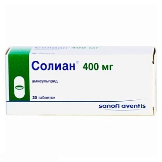 Солиан таб 400мг N30 (Санофи)