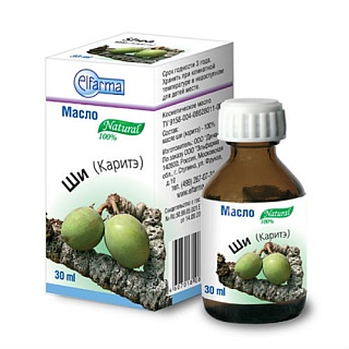 Ши Карите масло 100% космет 30мл (Эльфарма)